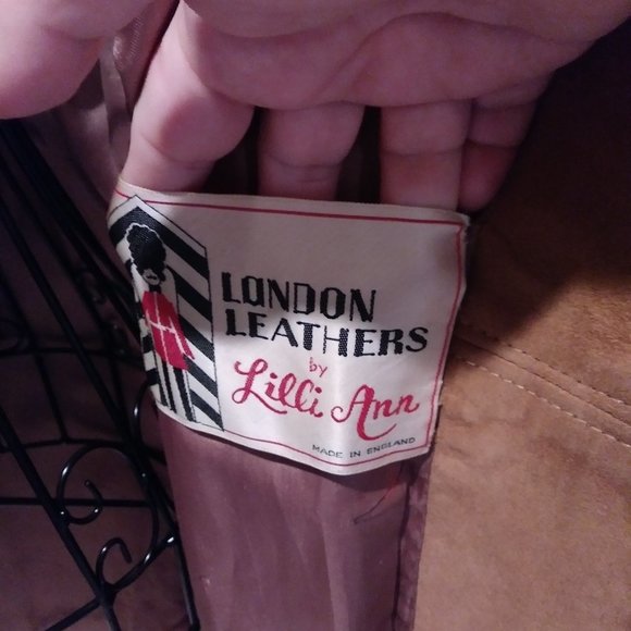 Vintage 60s Lilli Ann Suede/Faux Fur Belted Coat - Picture 6 of 16